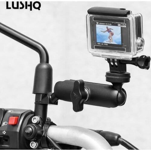 Motorcycle Bicycle Camera Holder Handlebar Mirror Mount Bracket For HONDA Sh 125I Cg 125 Cbf 1000 Varadero 125 X Adv Bros 160