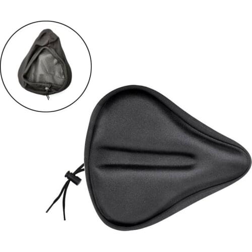Exercise Bike Seat Gel Cushion Cover Large Wide Bicycle Saddle Pad Ergonomic design Cycling Riding Accessories Part