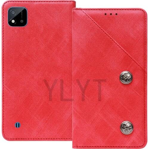 ITien TPU Protection Durable Flip Genuine Leather Cover Phone Case For Realme C21 C25 C20A GT Neo 8 Pro 5G Pouch Wallet Etui