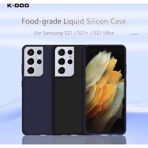 K-DOO iCoat liquid silicon case shockproof protection phone cover safe & reliable material for Samsung s21/s21+/s21 ultra