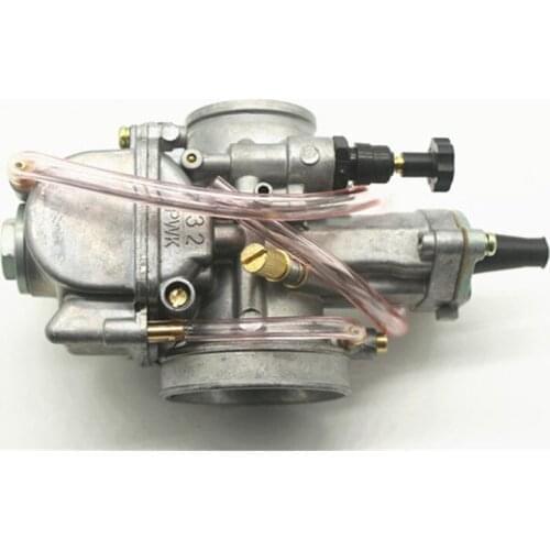 32mm Koso32 Koso 32 Pwk Flat Slide Performance Carburetor Carburador W/ Power Jet For Atv Quad Dirt Bike Scooter Gy6 125 150 250