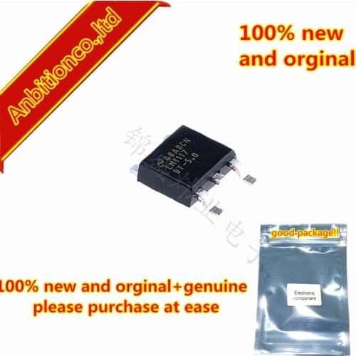 10pcs 100% new and orginal LM1117DT-5.0 LM1117DTX-5.0 LM1117 TO-252 800-mA Low-Dropout Linear Regulator in stock