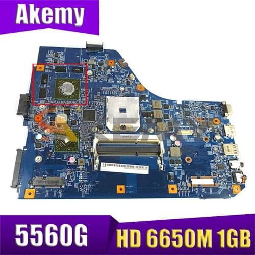 MBRUS01001 MB.RUS01.001 MBRNZ01001 For Acer aspire 5560 5560G Laptop Motherboard 48.4M702.01M DDR3 HD 6650M 1GB GPU Main board