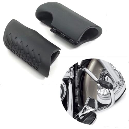 Motorcycle 1 1/4" Engine Guard Rubber Peg For Harley Sportster XL 883 1200 04-16 15 Dyna Wide Super Glide Custom Low Rider EFI