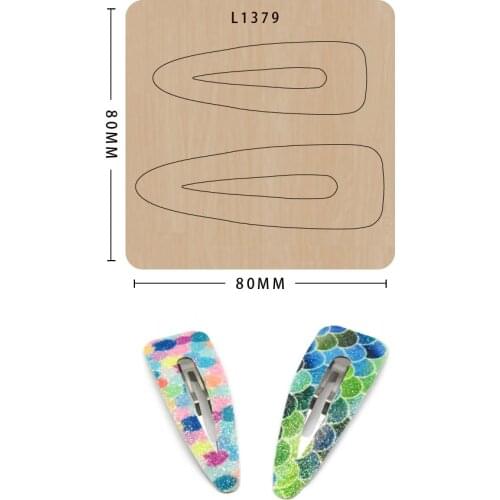 New Wooden Mold Pretty Hairpin Suitable For Ordinary Die-Cutting Machines On The Market