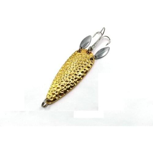 2020 New Spoon Fishing lure Double rotat Rotate Spoon Lure 25g Bait-artificial Hard Bait Umpan Spoon With Treble Hook 1/0