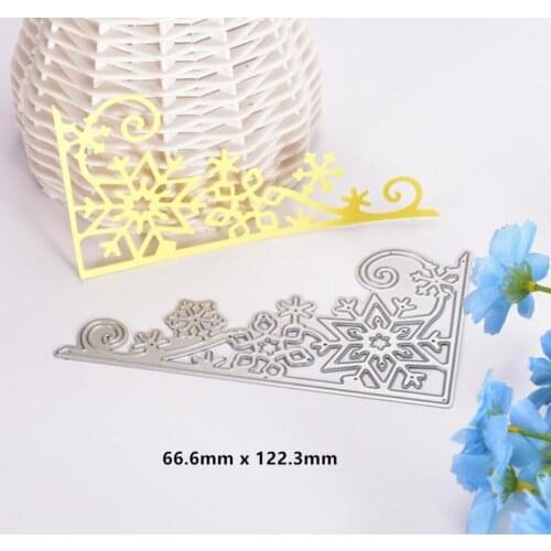 NEW Dies Cuts Christamas Snowflake Ornaments for Card Making DIY Scrapbooking Photo Album Metal Stencils Decorative Embossing
