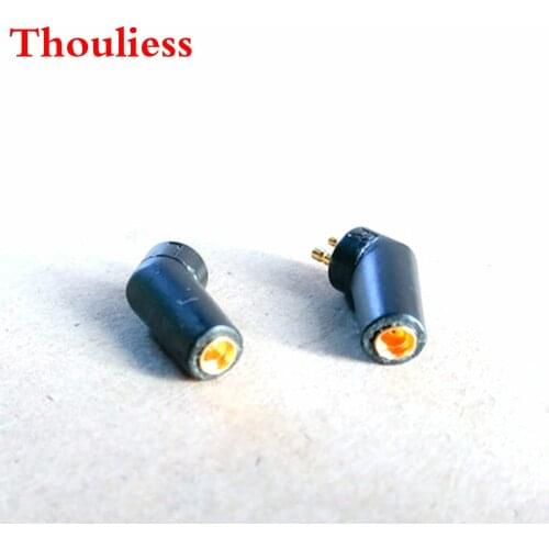 Thouliess one pair Headphone Plug for ER4P ER4B ER4S Male to MMCX Female Converter Adapter