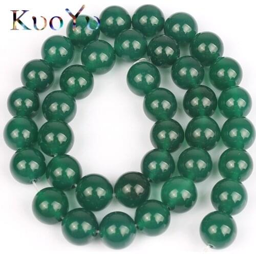 Wholesale Green Jades Beads Round Loose Stone Bead For Jewelry Making 15.5 inches 4/6/8/10/12mm DIY Bracelet Pendant Necklace