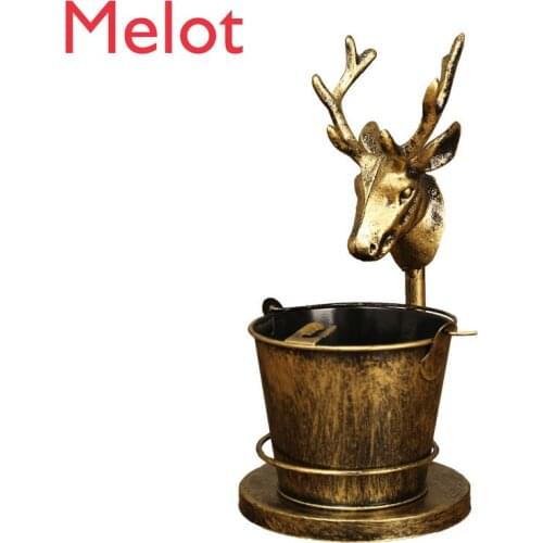 Creative Personalized Trend European-Style High-End Ashtray Prevent Fly Ash Home Living Room Nordic Light Luxury Decorations