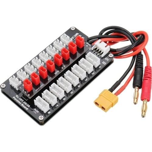 G.T POWER JST Plug 2S-3S Lipo Battery Parallel Charging Board for IMAX B6 Balance Charger