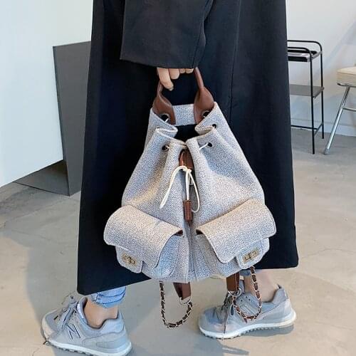С доставкой Backpacks Women 2020 Fashion Winter Casual Style Ladies Solid Color Back Pack Female Teens Girls School Backpack