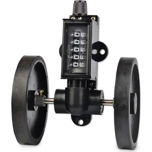 Z94-F Mechanical Wheel Meter Counter 5 Digits Spinning Cable Plastic Film Leather Length Measurement Counter