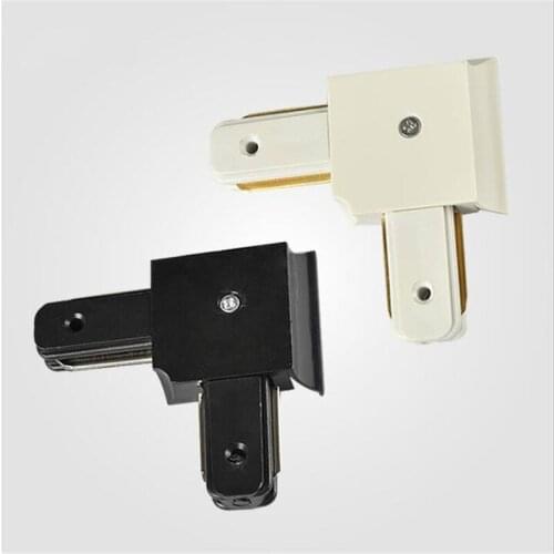LED track lighting Connector track bar / rail joint bar accessories double track rail joints Right Angle & corner