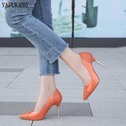 Metal Heel Womens Shoes Sexy Nightclub Models Catwalk Single Shoes Fine Heels Party Dress Wedding Pumps Plus Size High Heels 44