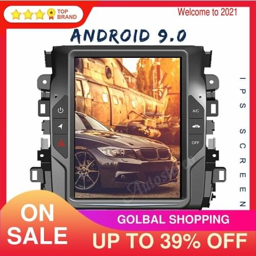 Vertical Screen Android 9.0 6 Core Car Audio GPS Navigation For HONDA AVANCIER 2017+ Stereo Head Unit Multimedia Player Carplay