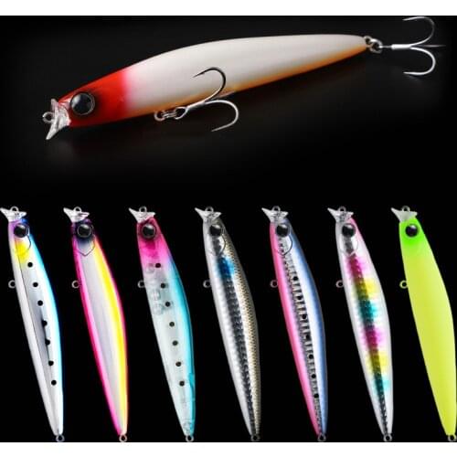 High Quality Topwater Floating Pencil Fishing Lure 17g Long Casting Tungsten Steel Center Of Gravity Wobblers Crankbait Pesca