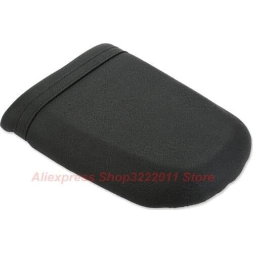 Motorcycle Rear Leather Pillion Passenger Seat Black Back Cusion Cover For SUZUKI GSXR1000 2000 2001 2002