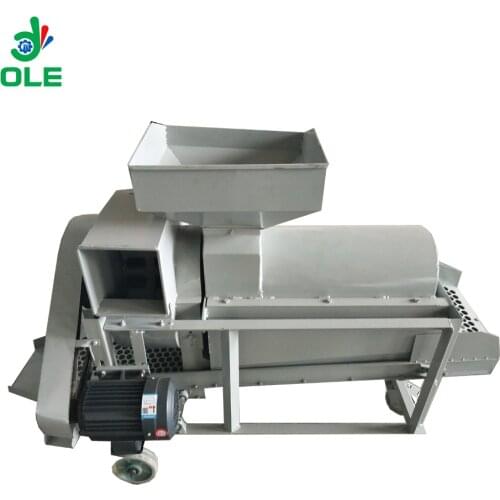 Green Automatic Hazelnut Almond Cracker Shelling Machine