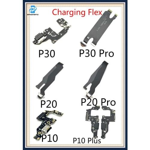 1pcs USB Power Charging Connector Plug Port Dock Flex Cable For Huawei P10 Plus P20 Pro P30 Pro