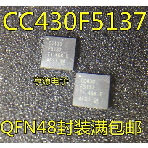 100% New&original CC430F5137 CC430F6137 CC430F5137IRGZR QFN48