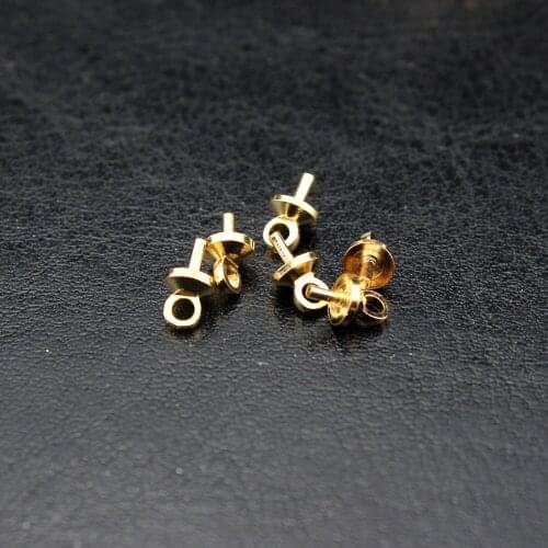 100pcs Sheep Eyes Nail gold/white Beaded Pendant Accessories Diy Connector Wholesale Horn Nails With Pendant Bracelet Material