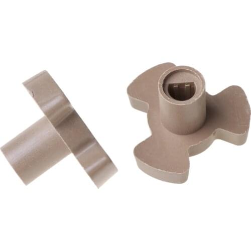 2Pcs 14mm Microwave Oven Turntable Roller Guide Support Coupler Tray Shaft