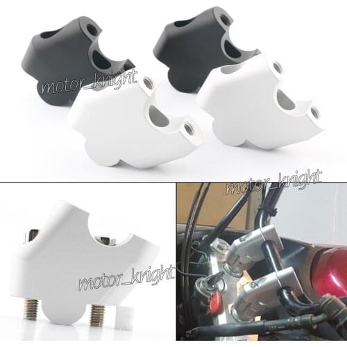 2PCS 7/8 "22mm Motorcycle CNC Aluminum Handle Vertical Clamp Mounting Cone For Motorcycles Suzuki DL650 V-strom Dedicated