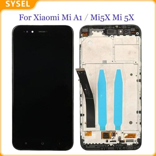 5.5'' For Xiaomi A1 Xiaomi 5X Xiaomi Mi 5X A1 LCD Display + Touch Screen Digitizer Panel Assembly Repair Replacement Free Tools