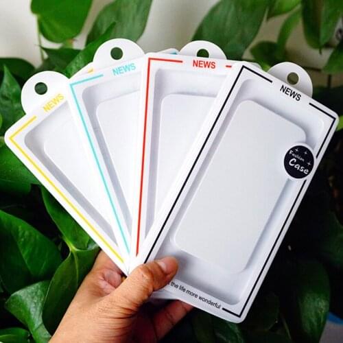 500pcs/lot Blister PVC Plastic Clear Retail Packaging Package Box for iPhone 6 6s 7 8Plus Clear Mobile Phone Case Cover