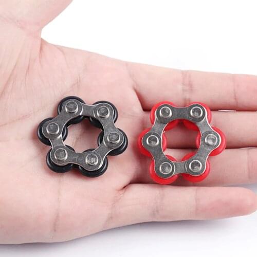 6 Gears Bicycle Chain Stress Relief Toys Autism Stress Anxiety Relief Spinner Toys Decompression Pressure Relieves Toy Brinquedo