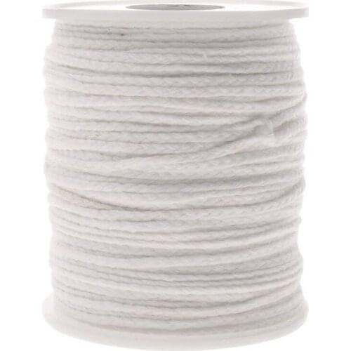 ABUI-Candle wick, flat wick, round wick, lamp wick, coil - 61 M, for the production of candles