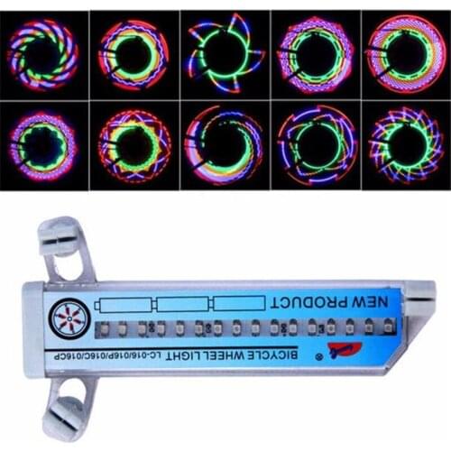 B2 Bike Light 16 LED Car Motorcycle Cycling Bicycle Tire Wheel Valve Flashing Spoke Light 100% Brand New And High Quality