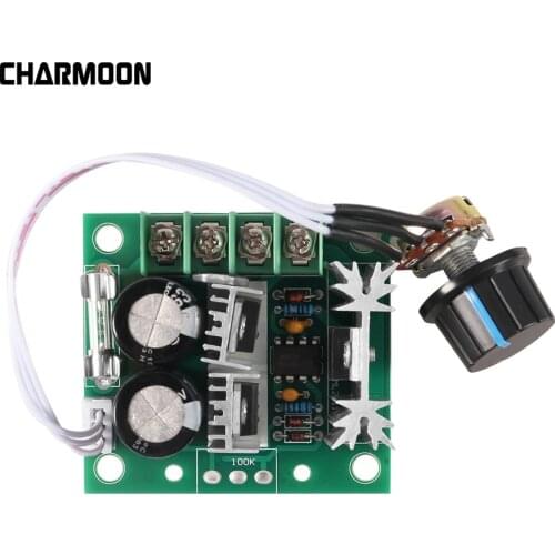 DC 12-40V 10A PWM Power Speed Regulator Controller with Switch DIY Electronic PCB Board Module