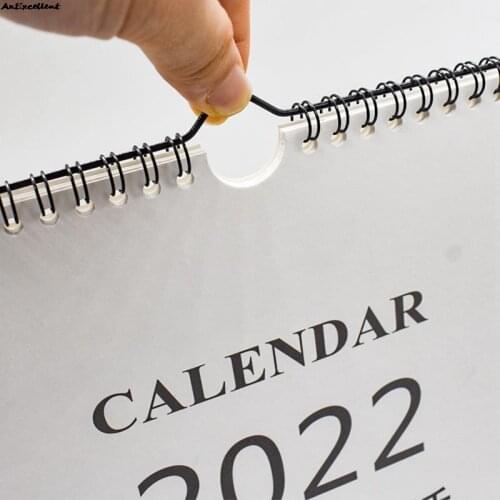 2022 Monthly Calendar Punch Card Plan This Hanging Kawaii Cute Simple Calendar Large Grid Note For Home Office Wall Decorations
