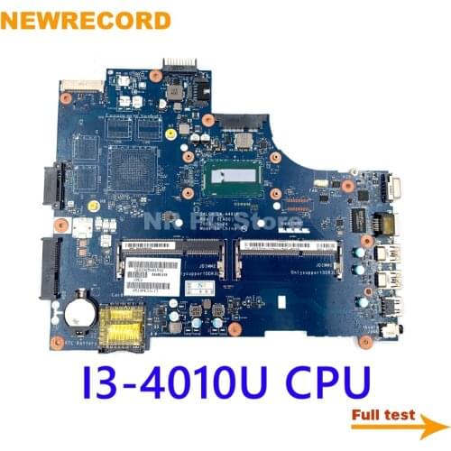 NEWRECORD ZAL00 LA-A491P For DELL Latitude 3540 Laptop Motherboard SR16Q I3-4010U CPU CN-08TTCM 08TTCM 8TTCM main board