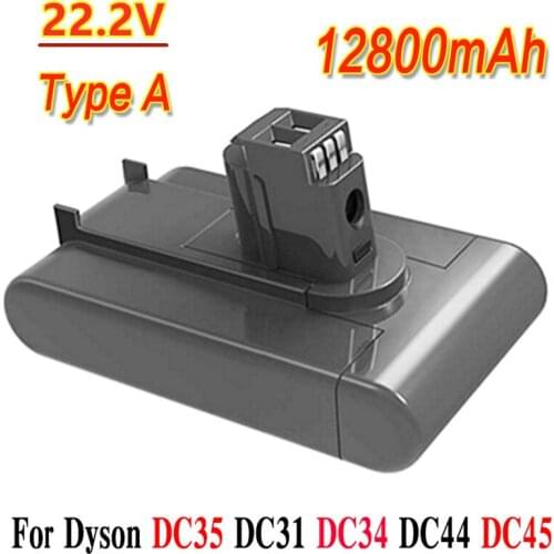 22.2V 12800mAh original Li-ion Replacement Battery For Dyson Handheld Vacuum Cleaner DC31 DC34 DC35 DC44 DC45 917083-01 Type A