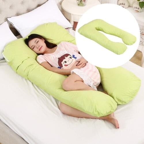Pregnant Women Sleeping Support Pillow Pure Cotton Pillowcase U Shape Maternity Pillows Pregnancy Side Sleeper Bedding Baby toy