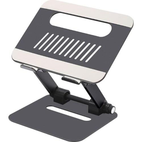 Boneruy Laptop Stand Riser Cooling Bracket Computer Holder Heat Dissipation Aluminum Alloly PC Adjustable Cooler