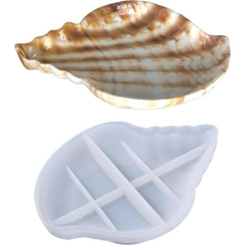 Conch Shell Storage Box Epoxy Resin Mold Jewelry Holder Casting Silicone Mould DIY Crafts Ornaments Home Decoration Maki