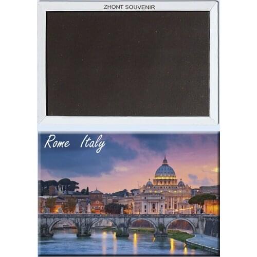 Rome, Italy, the Tiber river, St. Peters Cathedral 22403 Souvenirs of Worldwide Tourist; Home Furnishing decoration.Magnet