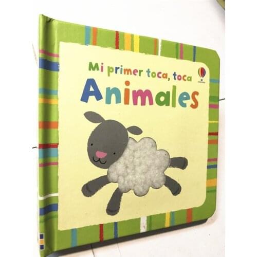 Parent Child Kids Toddler Baby Spanish Book Early Education Enlightenment Word Knowledge Cute Reading Libros Book Age 0-3