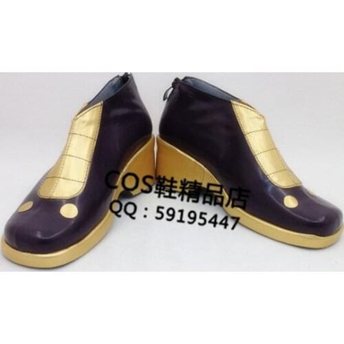 The King Of Fighters KOF Kula Diamond Purple Adult Cosplay Shoes Boots X002