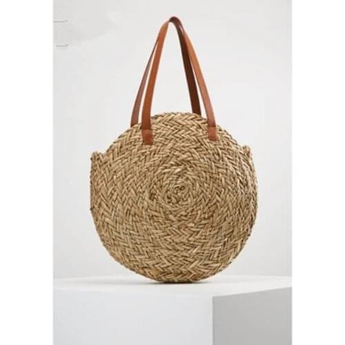 2018 NEW Female Straw Bag Summer Style Bohemia Women Handbags Big Shoulder Bags Fashion Knitted Beach Straw Bag Wholesale