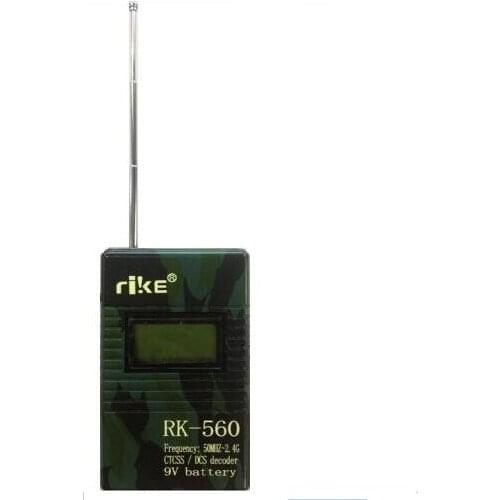 Accurate RK560 Frequency Counter 50 MHz-2.4 GHz Portable CTCSS DCS Radio Test Frequency Meter Counter