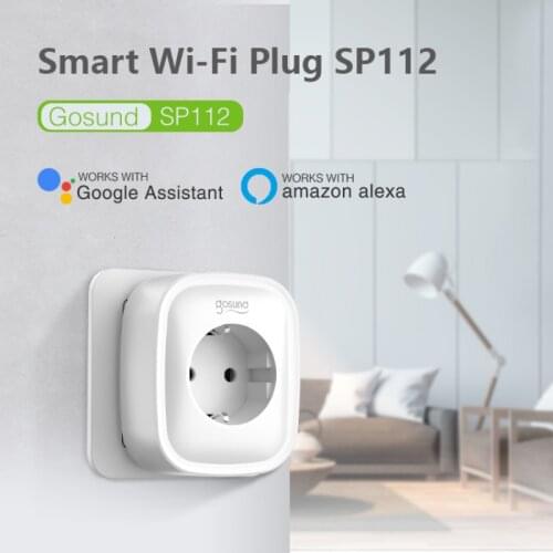 Tuya WiFi Smart Socket Voice Control Power Monitor Timing Plug Smart Home Automation Work With Tuya Smart Life Alexa Google Home