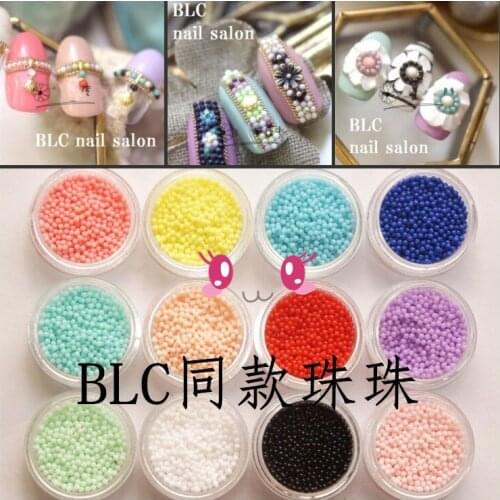 1bottle(3g) Retail 2016 New Japan 3D Nail Art Deco Resin Sweet Candy color Ball Nail Accessories DIY Nail Tools