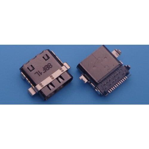 10pcs For Dell XPS 12 9250 Latitude 7275 XPS 15 9575 USB Type-C Charging Jack Port Connector Parts VC4TJ J2MK4 1JX77