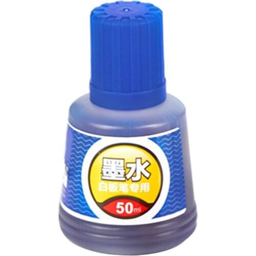 50ml Refill Ink For Refilling Inks Whiteboard Marker Pen Black Red Blue 3 Colors U4LD