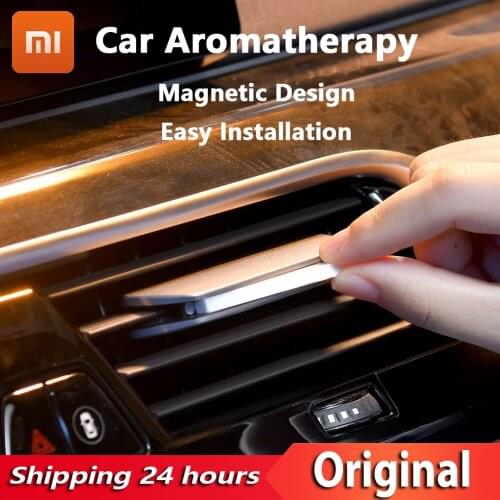Xiaomi Clip Paddle Car Holder Aromatherapy Metal Diffuser Car Air Freshener Solid Perfume Freshener For Car Air Vent